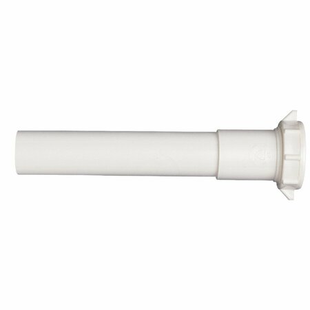 ALL-SOURCE 1-1/4 In. x 12 In. White Plastic Extension Tube 42-12WK